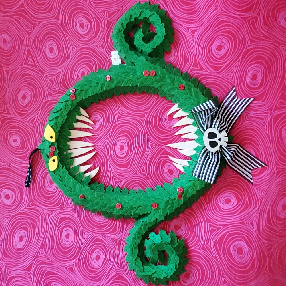The Nightmare Before Christmas Wreath NWOT